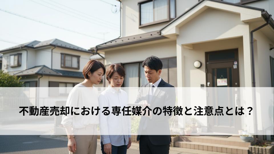 不動産売却における専任媒介の特徴と注意点とは？