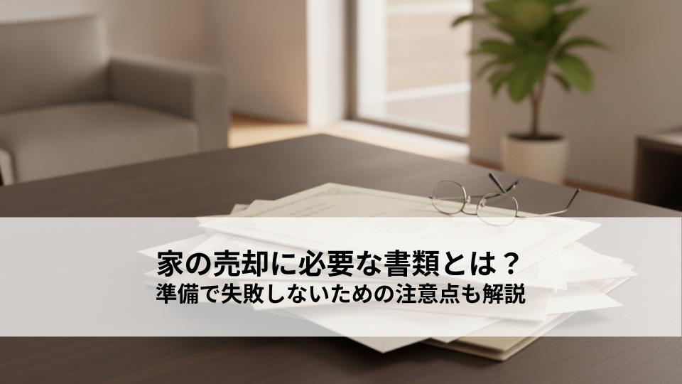 家の売却に必要な書類とは？準備で失敗しないための注意点も解説