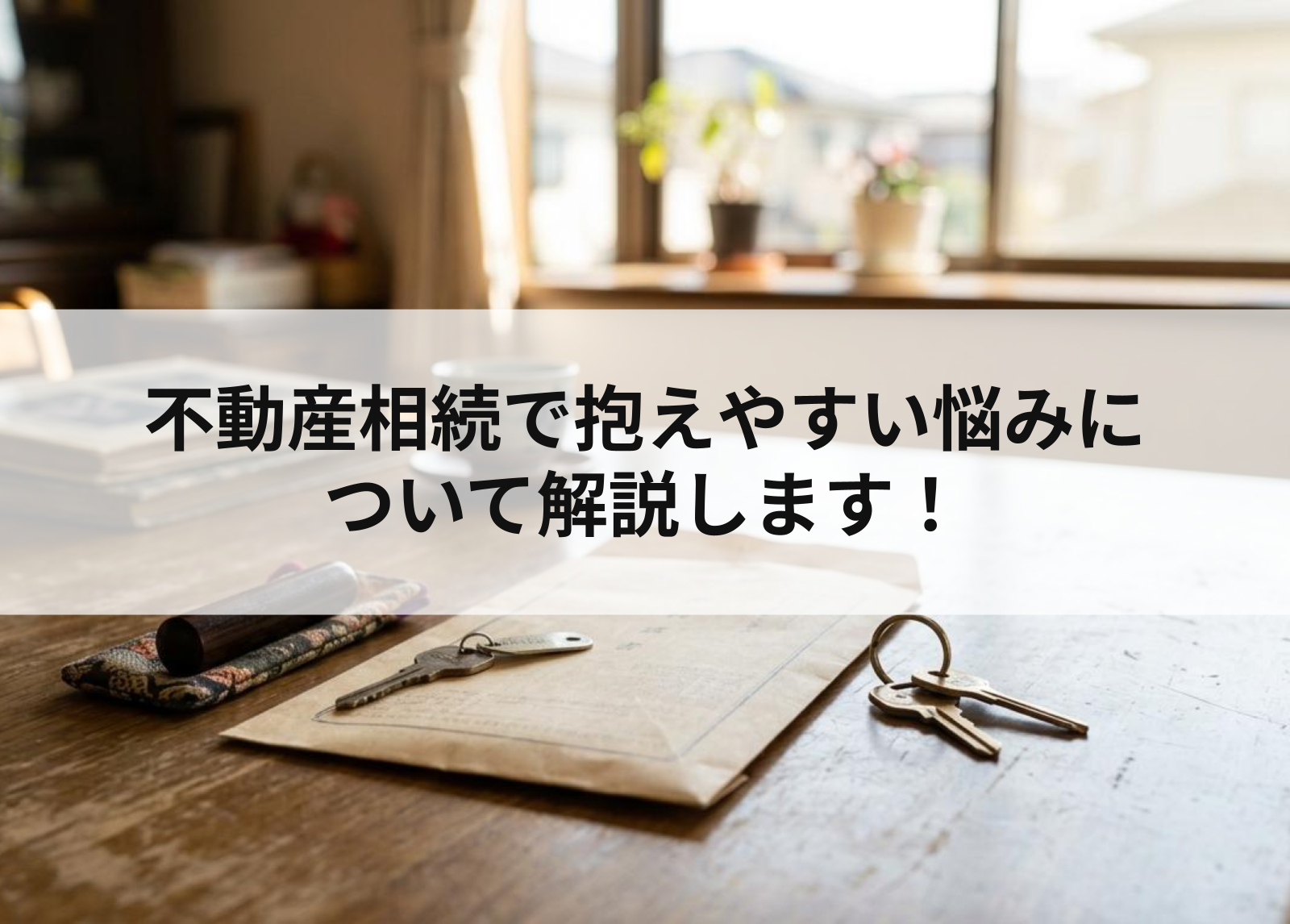 不動産相続で抱えやすい悩みについて解説します！